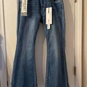 Sky Supersoft Denim Flare Jeans